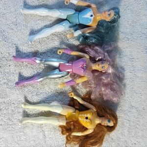 Three Vintage Moto Mattel She-Ra Princess of Power Action Figures LA rare set